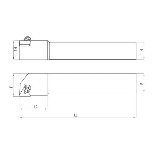 Heikenei Ctgpr Tpun 1103/1603/2204 Dış Çap Tornalama Kateri