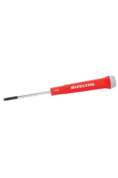 İzeltaş- Elektronikçi Tip Klemens Torx Uçlu Tornavida T7X60
