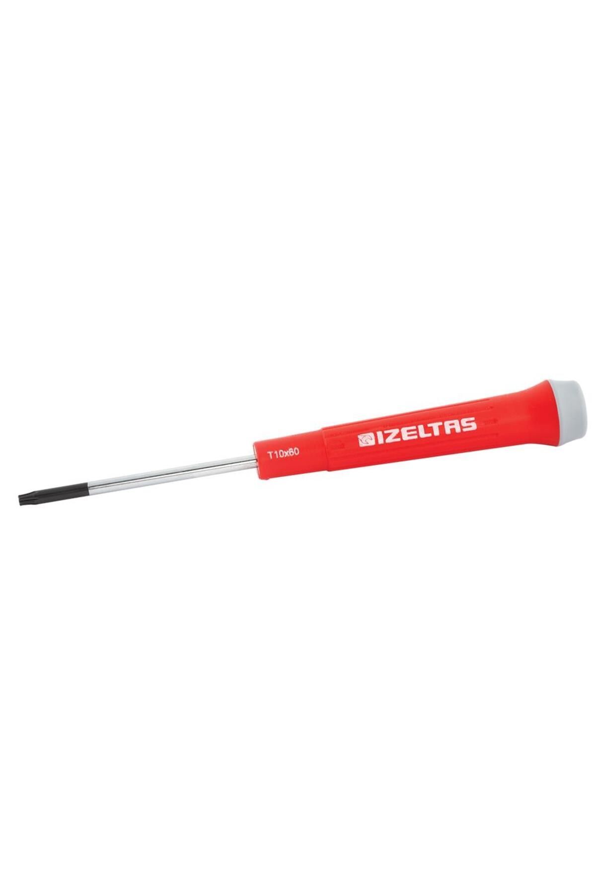 İzeltaş- Elektronikçi Tip Klemens Torx Uçlu Tornavida T5X60