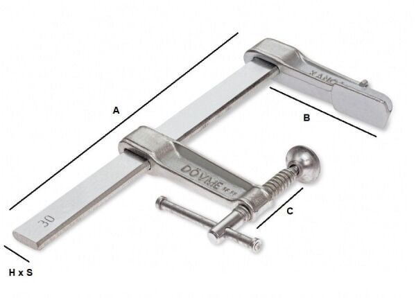 KANCA Metal Kollu Dövme Çelik Demirci İşkencesi (Ölçü Seçiniz)