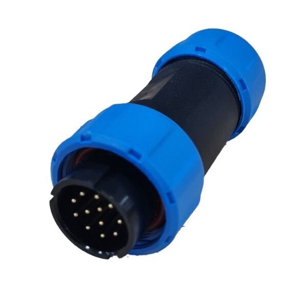 UNIARC Hanker Mig 185 için 12 Pin Tig Tetik Soketi (Hanker - Blueweld)