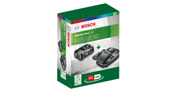 BOSCH 18 Volt Starter Kit 2,5 AH Akü Seti (PBA 18+AL 1830)