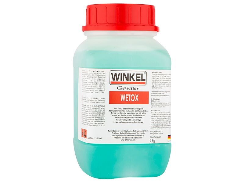 WINKEL Wetox Paslanmaz Kaynak Temizleme Jeli 3 kg (140618-3)