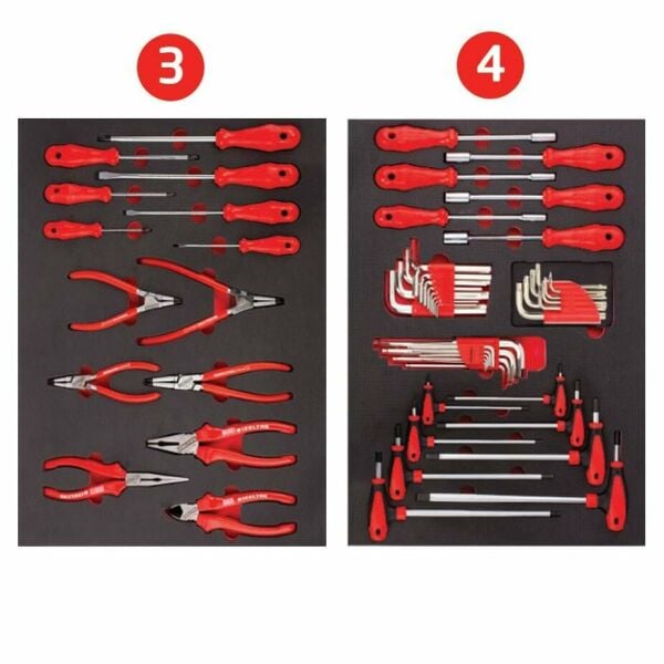 İzeltaş- Premium Serisi Takım Dolabı 7 Çekmece (Dolu 250) - 8245007096