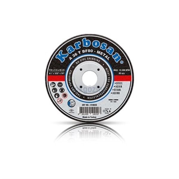 Karbosan Metal Kesme Diskleri Düz 230 x 3.0 x 22.23 - 910050