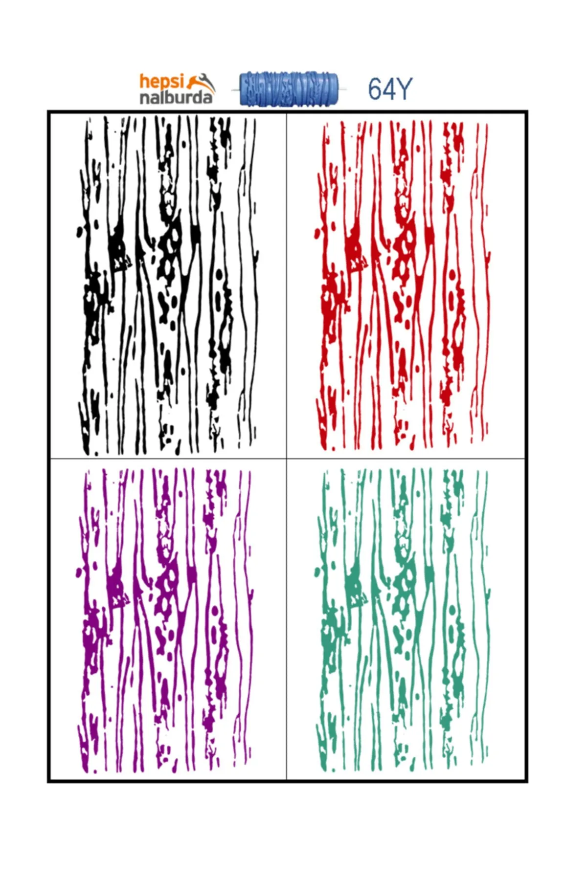 Plus Proline Dekoratif Desenli Rulo Yedeği 064Y