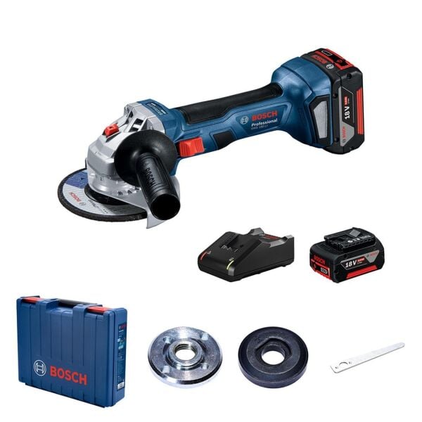 Bosch GWS 180 LI Akülü Taşlama Çift Akülü 4 Ah 125mm - 06019h9021