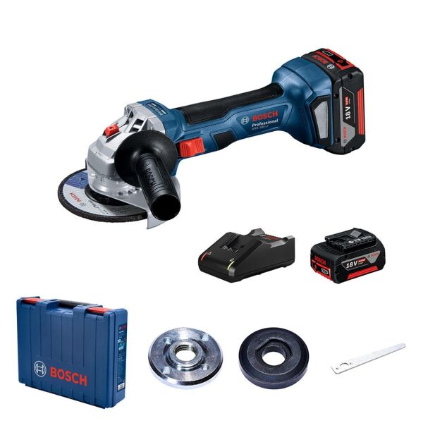 Bosch GWS 180 LI Akülü Taşlama Çift Akülü 4 Ah 125mm - 06019h9021