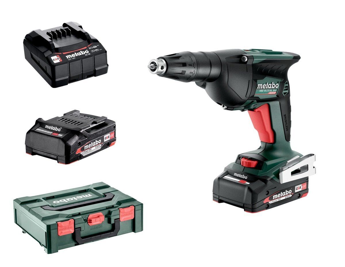 METABO HBS 18 LTX BL 3000 Akülü Alçıpan Vidalama 18 Volt 2.0 Ah