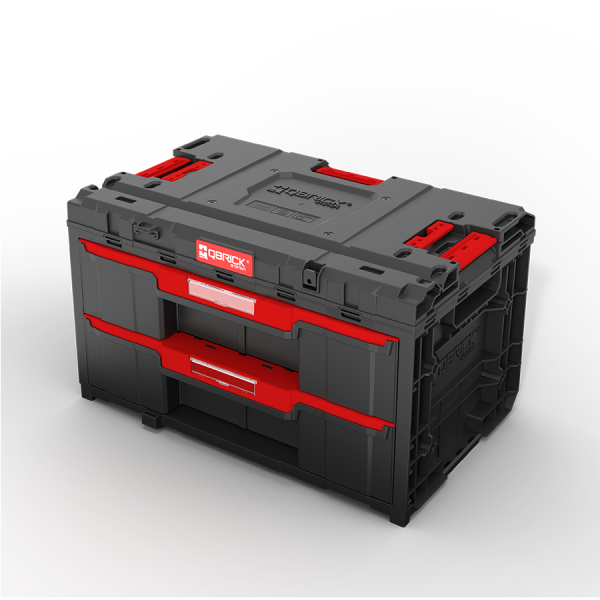 QBRICK System ONE 3'lü WorkShop Tekerli Takım Çantası Çekmeceli