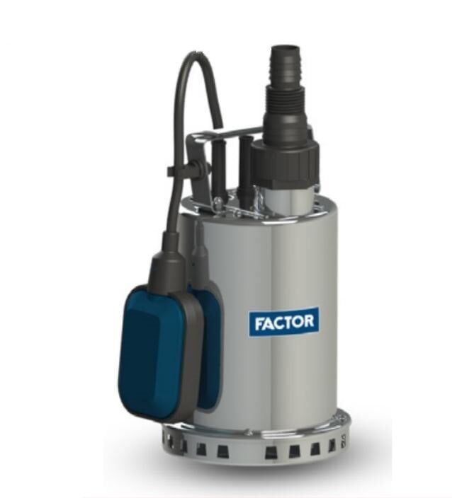 FACTOR CS550INOX-N Paslanmaz Gövdeli Su Dalgıç Pompası 550 Watt