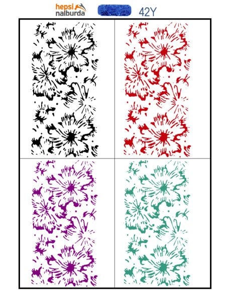 Plus Proline Desenli Boya Rulosu 042Y + Desenli Rulo Makinası
