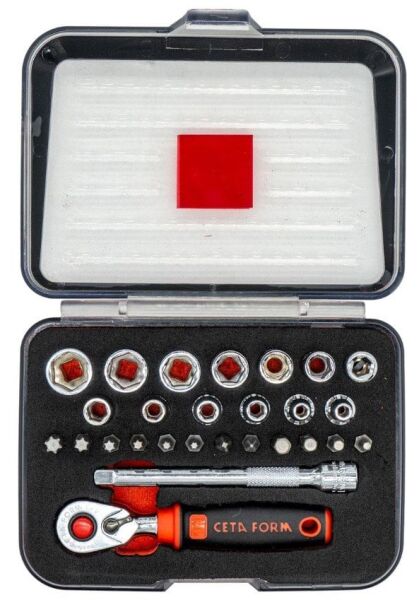 Ceta Form C00-27PH5 1/4'' Lokma Takımı 27 Parça (Plastik Kutulu)