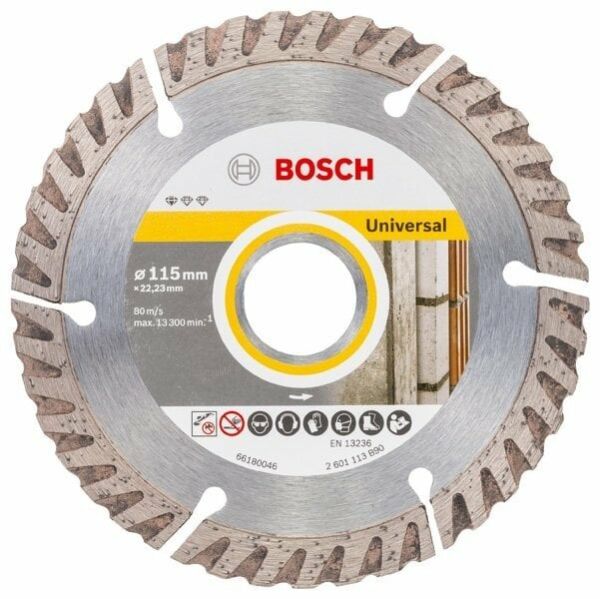 BOSCH Universal Hızlı Kesim İçin Elmas Testere 115 mm