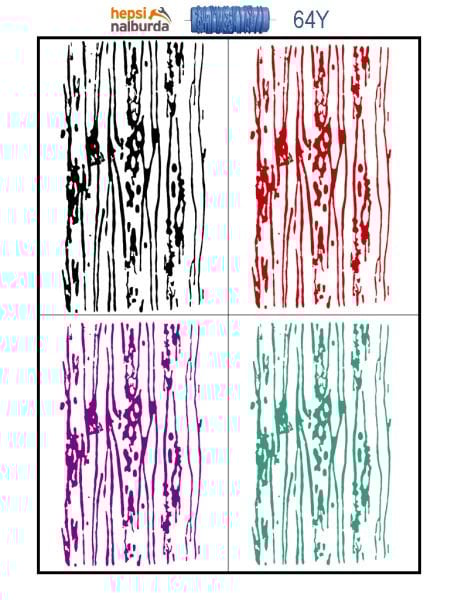 Plus Proline Desenli Boya Rulosu 064Y + Desenli Rulo Makinası