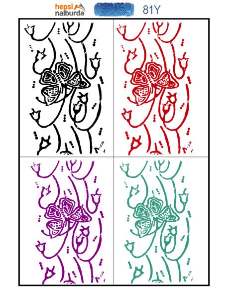 Plus Proline Desenli Boya Rulosu 081Y + Desenli Rulo Makinası