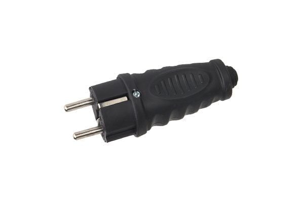 NEXON  Kauçuk Topraklı Erkek Düz Fiş Monofaze 220 Volt 1x16A