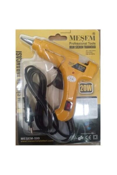 Meşem 599- Mum Silikon Tabancası İnce 20W