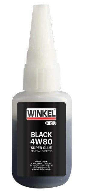 WINKEL Pro 4W80 Black  Superglue Siyah Yapıştırıcı 20 gr