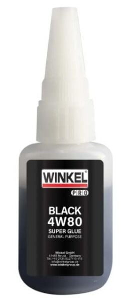 WINKEL Pro 4W80 Black  Superglue Siyah Yapıştırıcı 20 gr