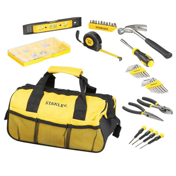 STANLEY İçi Dolu Ev Alet Bez Takım Çantası 38 Parça (STMT0-74101)