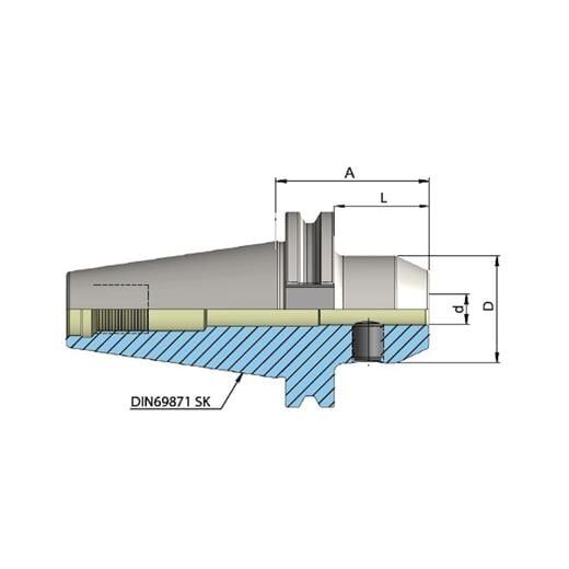 Heikenei SK40 Veldon Tutucu Din69871