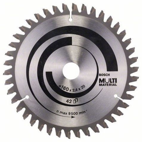 BOSCH PRO Multi Material 160x20x2,4 mm 42 Diş Elmas Daire Testere Bıçağı - Aluminyum Kesime Uygun