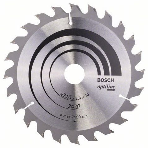 BOSCH Pro Wood 210 mm 24 Diş Ahşap Daire Testere Bıçağı