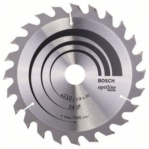 BOSCH Pro Wood 210 mm 24 Diş Ahşap Daire Testere Bıçağı