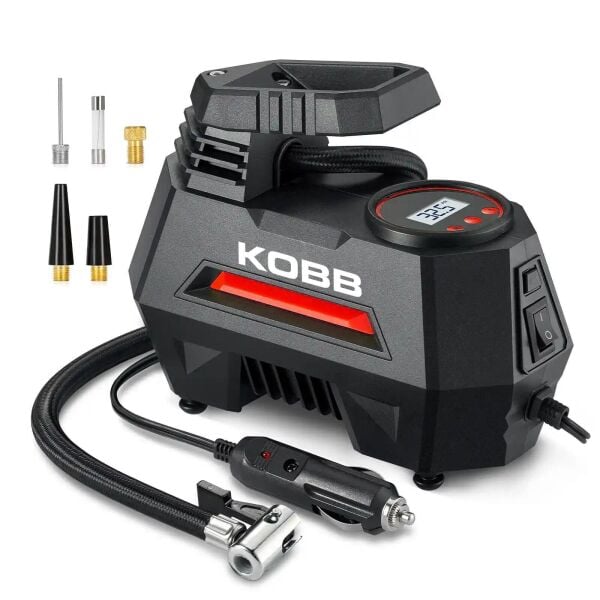 KOBB KB180 Dijital Göstergeli Hava Pompası 12 Volt 150 Psi
