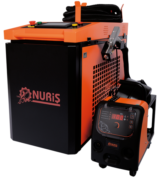 NURİŞ NL2000W Su Soğutmalı Lazer Kaynak Makinası ve Lazerli Metal Temizleme