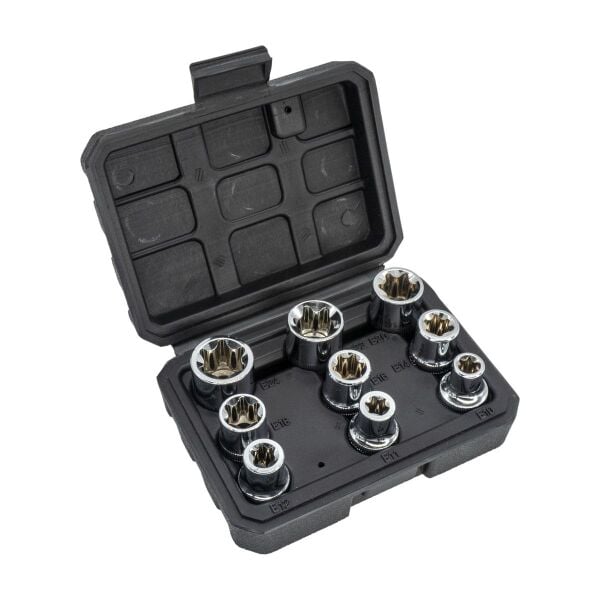 NEXON 5547 1/2'' Torx Lokma Anahtar Seti 9 Parça