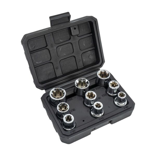 NEXON 5547 1/2'' Torx Lokma Anahtar Seti 9 Parça
