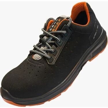 Zimaro S1 Turuncu Süet Çelik Burunlu İş Ayakkabısı No:40