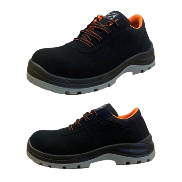 Zimaro S1 Turuncu Süet Çelik Burunlu İş Ayakkabısı No:45