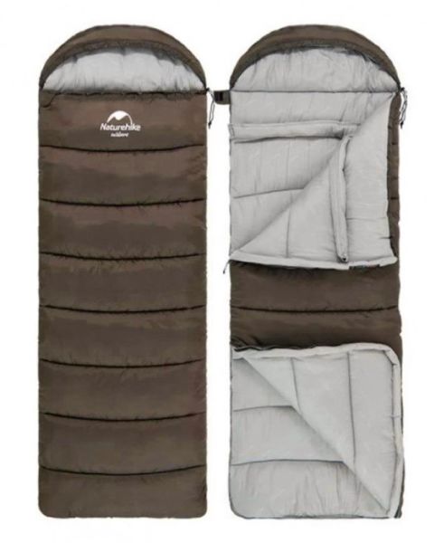 NATUREHIKE U250 Uyku Tulumu -10 Derece (Kahverengi-Sol)
