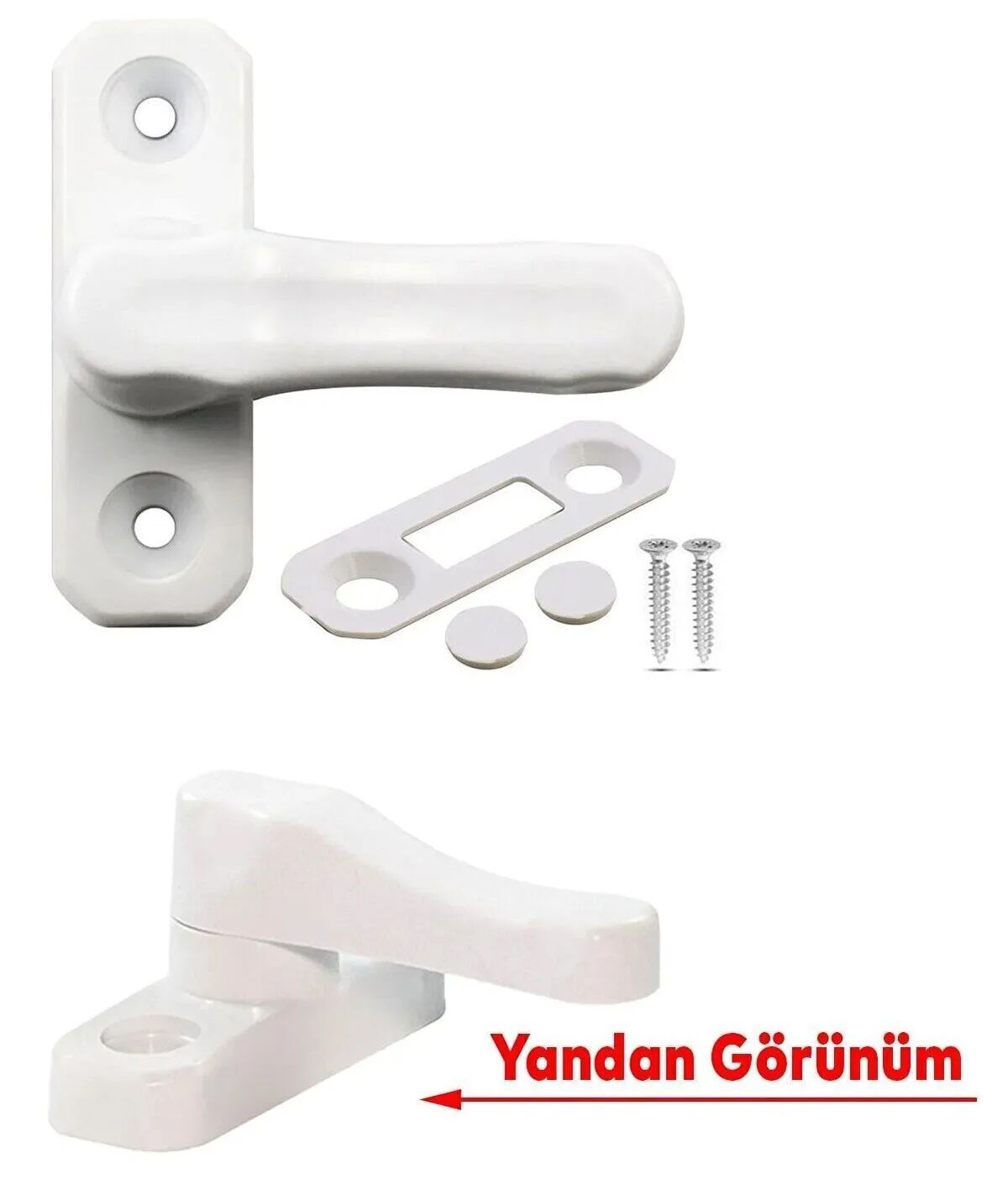 Plus Proline Pls-211-Pvc Kapı Pencere Emniyet Koruma Kilidi Mandalı