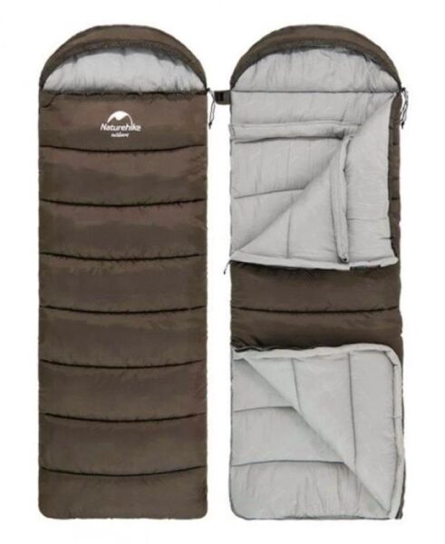 NATUREHIKE U250 Uyku Tulumu -10 Derece (Kahverengi-Sağ)