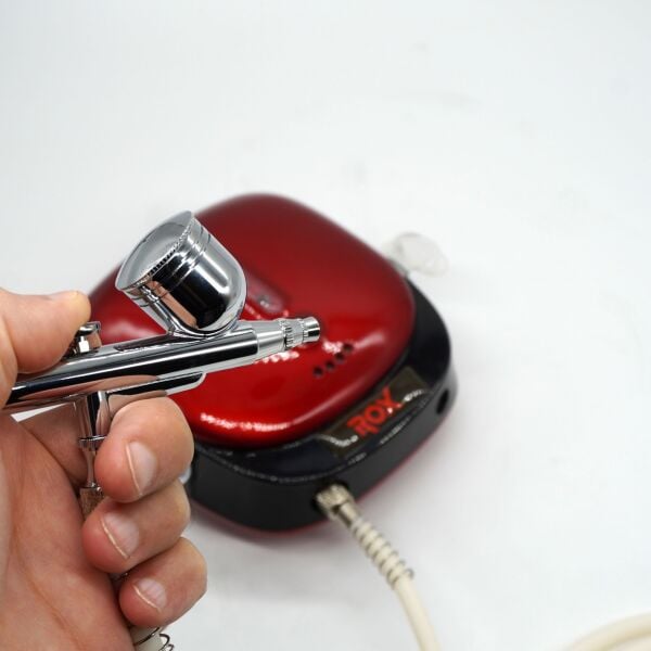 ROX 0066 Akülü AirBrush Boya Tabancası Seti