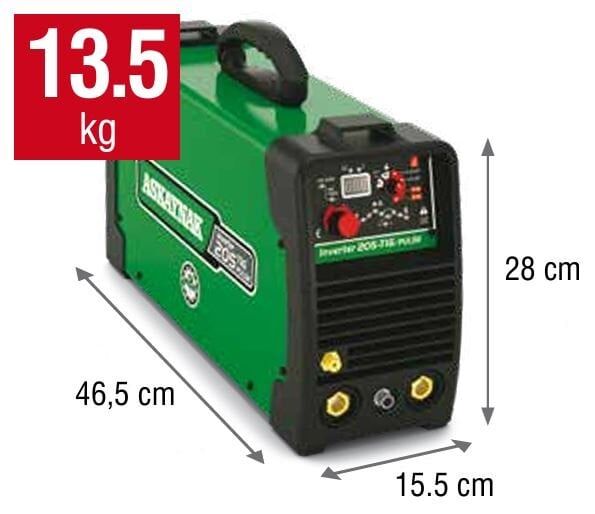 ASKAYNAK 205TP  Pulse Tig Argon Kaynak Makinası 200 Amper 220 Volt