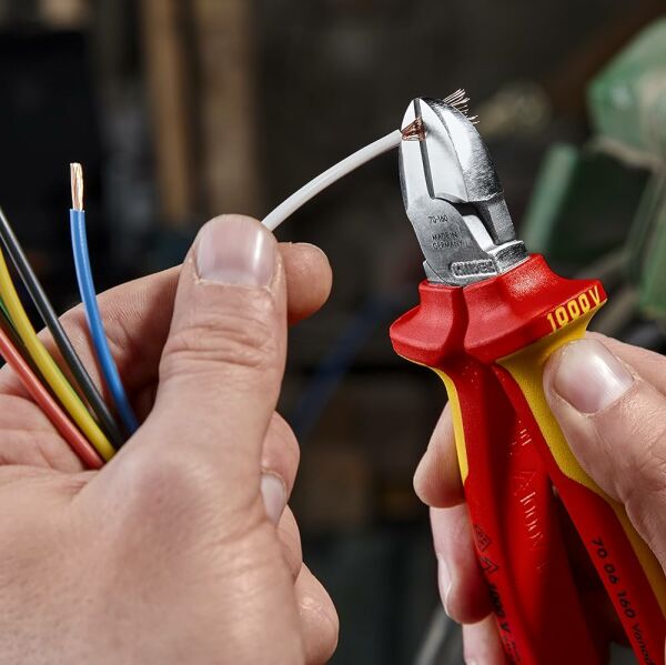Knipex Elektrikçi Yan Keski 160mm 70 06 160
