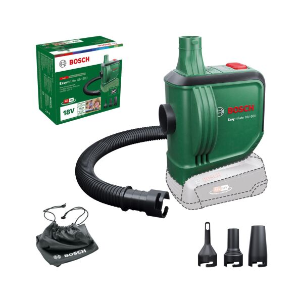 BOSCH EasyInflate 18V-500 Akülü Hava Pompası (Akü ve Şarj Aleti Hariçtir)