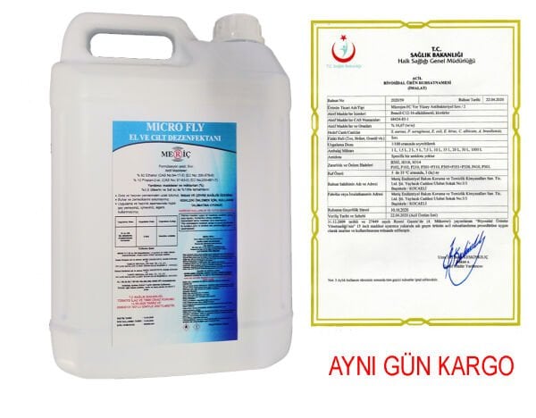 Micro Fly Meriç El ve Cilt Dezenfektanı 5 Lt.