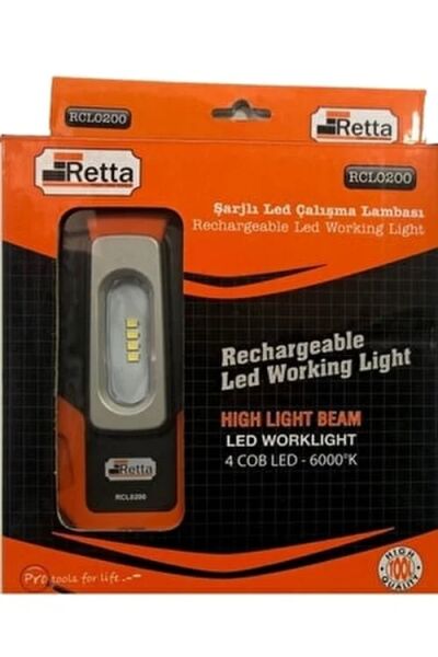 Retta Şarjlı Led Lamba Mini Fener - RCL0200