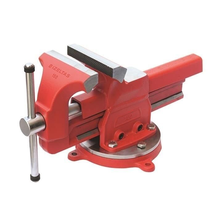 İzeltaş- Dövme Çelik Mengene (Döner Tabla Dahil) 125 Mm