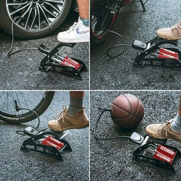 KOBB KB5402D Çift Pistonlu Dijital Göstergeli Ayak Pompası