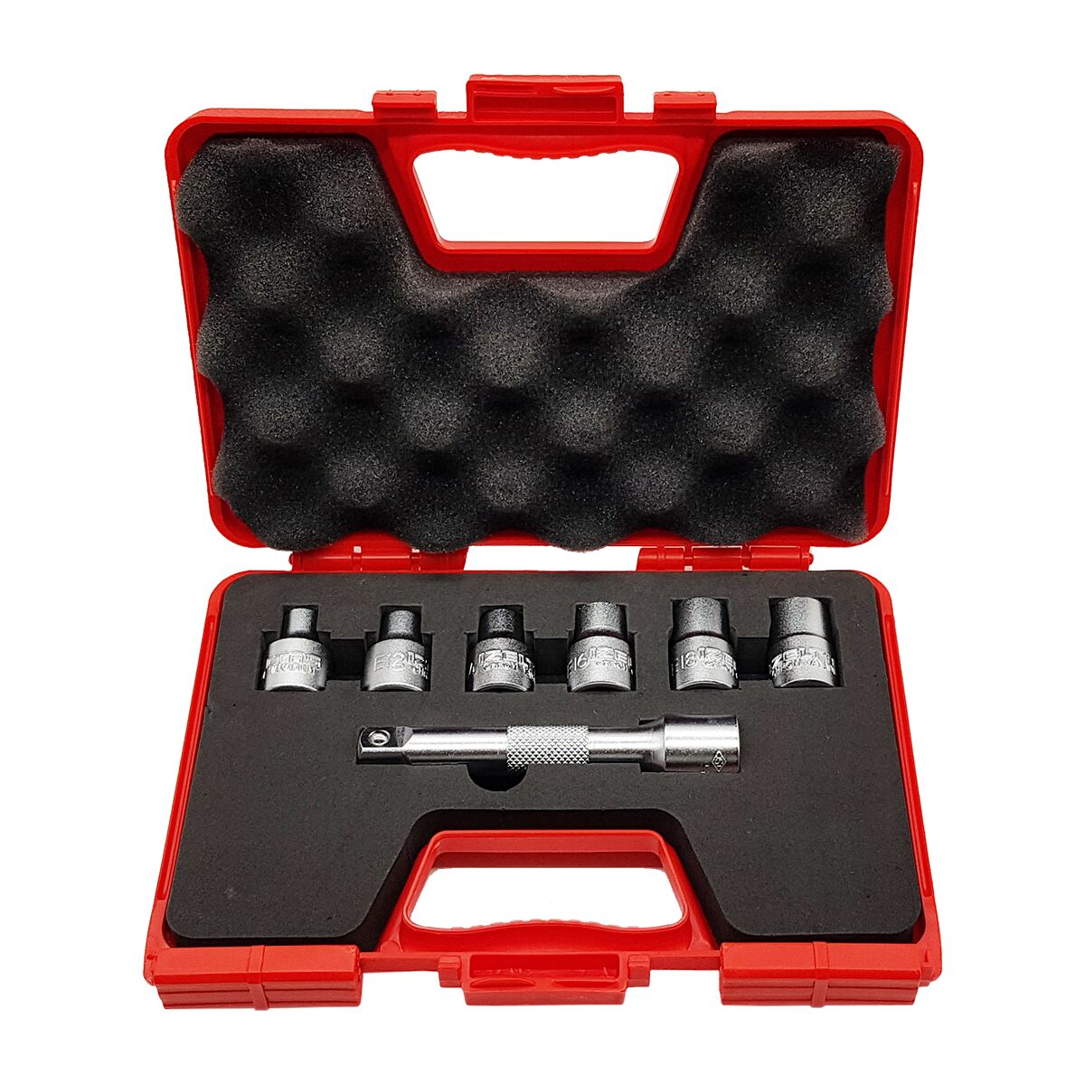 İzeltaş- 1/2'' Star (Torx) Lokma Anahtar Takımı 7 Parça - 1113006007