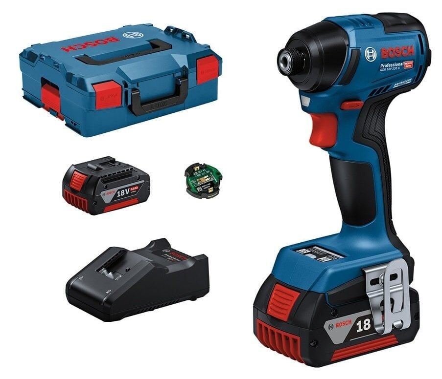 BOSCH GDR 18V-220 C Akülü Torklu Vidalama 18 Volt 5.0Ah Çift Akü