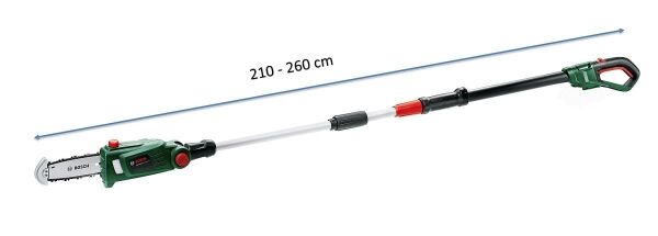 BOSCH UniversalChainPole 18 Teleskopik Akülü Zincirli Dal Budama
