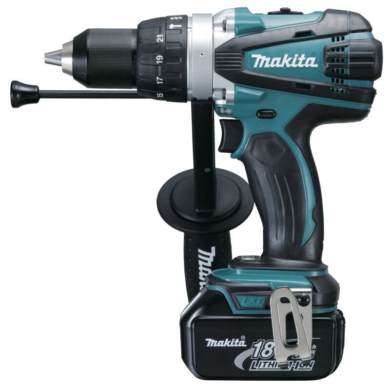 MAKİTA DHP 458 RMJ Akülü Darbeli Matkap 18 Volt 4 Amper Çift Akülü
